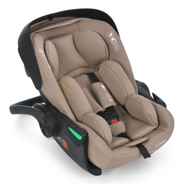 Автокресло El Camino i-FLOW ME 1198 Beige — фото 2