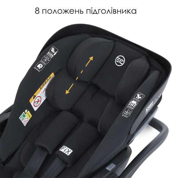 Автокресло детское ME 1110 i-FIX ME 1110 Jet Black — фото 6