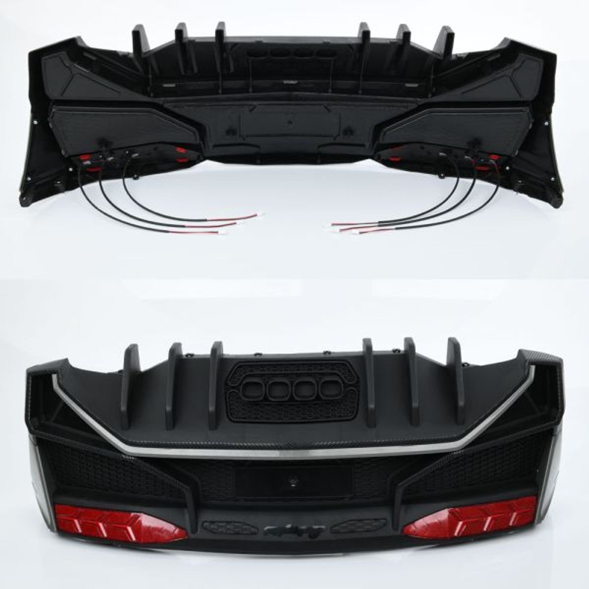 Бампер M 5738-REAR BUMPER GRAY