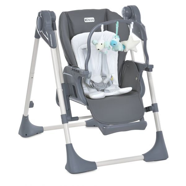Стульчик-качели ME 1087-G SWAN Dark Gray — фото 7