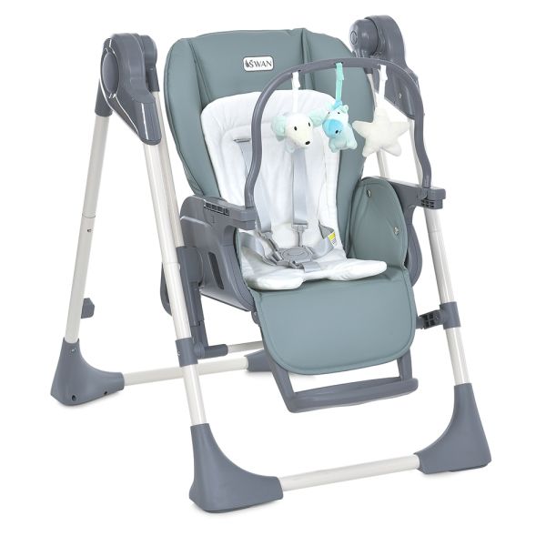 Стульчик-качели ME 1087-G SWAN Pale Green — фото 7