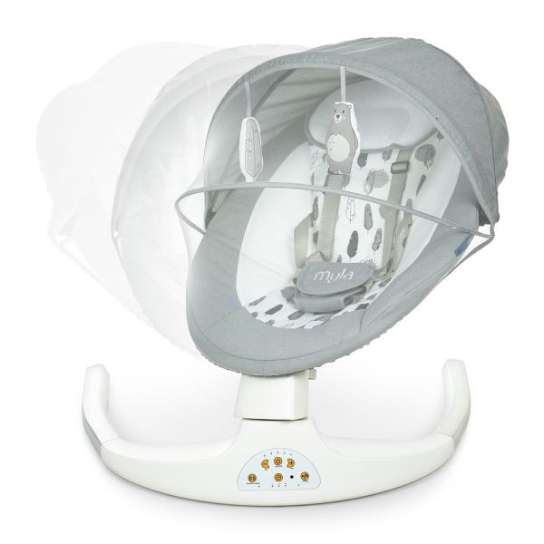 Укачивающий центр ME 1074 MYLA Soft Gray — фото 3