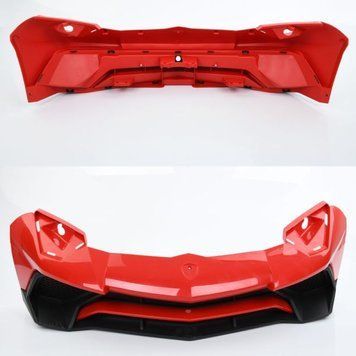 Бампер M 5738-FRONT BUMPER RED 291873 фото