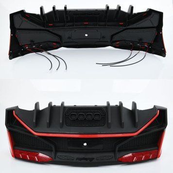 Бампер M 5738-REAR BUMPER RED 291878 фото