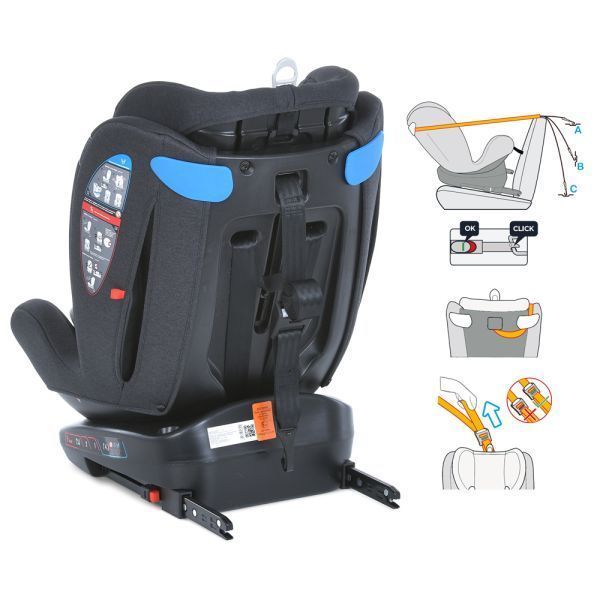 Автокресло детское ME 1114 EVEREST Light Gray 288484 фото